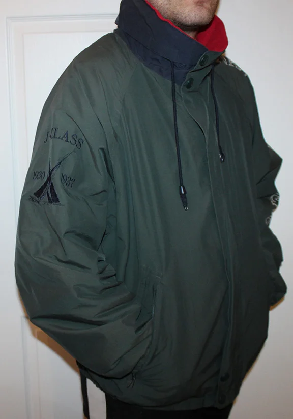 Vintage Nautica Challenge J Class Forest Green / Red Reversible